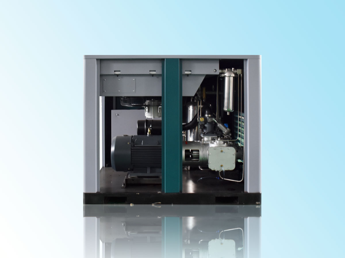 Screw Compressor Dry Oil-free Permanent Magnet Variable Frequency 